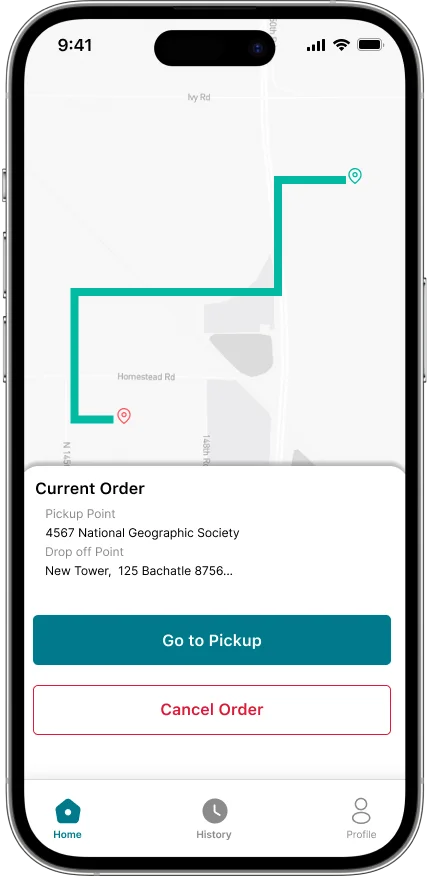 Delivery Agent App