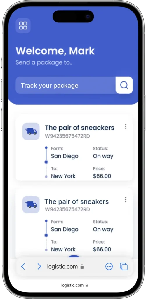 Web-Based Logistics Platform